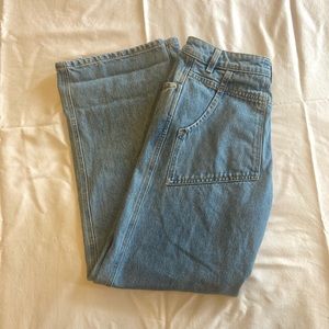 NWOT Eckhaus Latta wide leg denim jeans